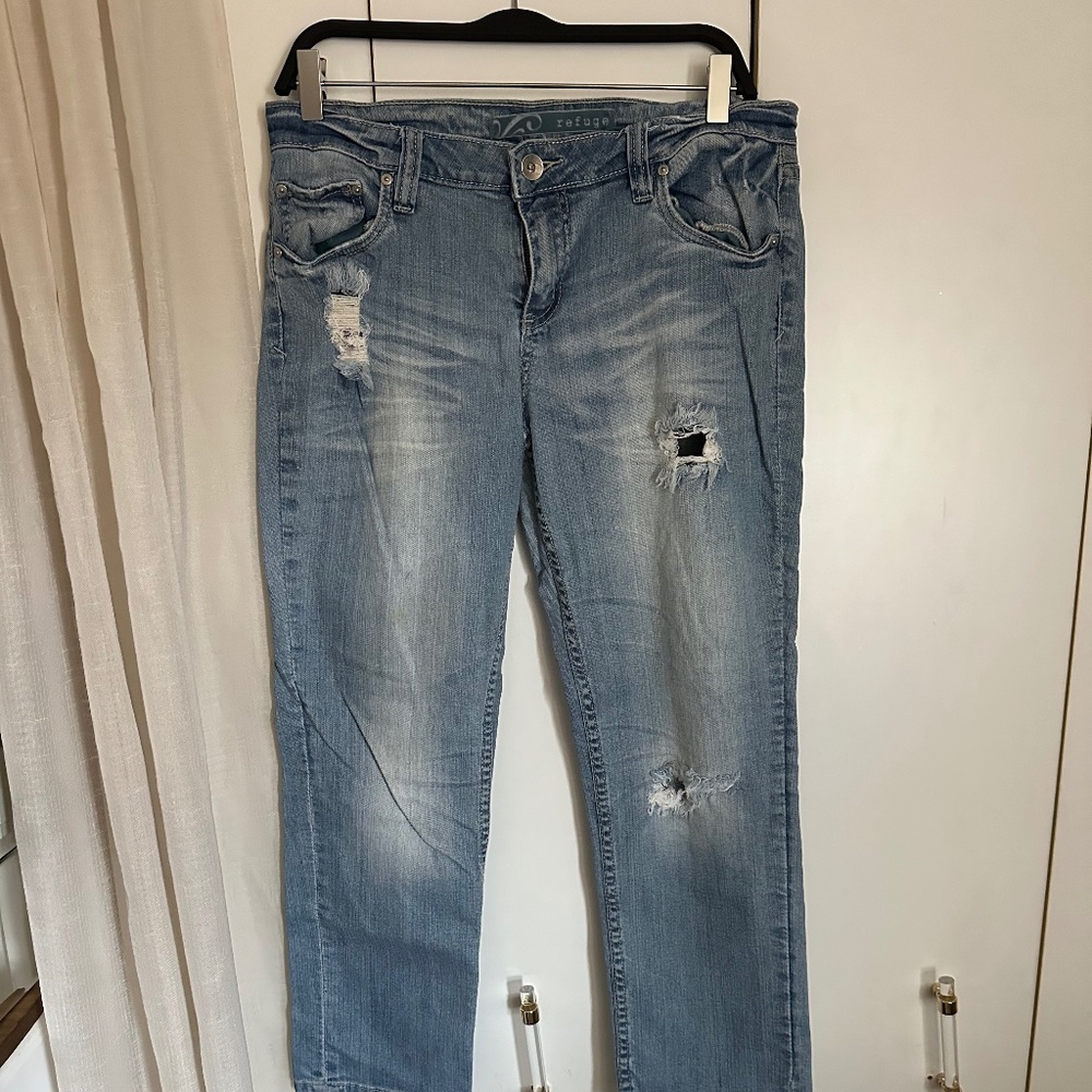 Light wash denim